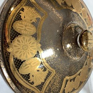 MCM Georges Briard signed Casserole, Fire King, Euc